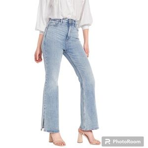 NWT Old Navy Higher High Rise Side Slits Flare Jean